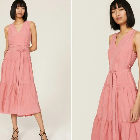Philip Lim Dresses & Skirts - Phillip Lim  - Casual Pink Tiered Dress Rent the Runway